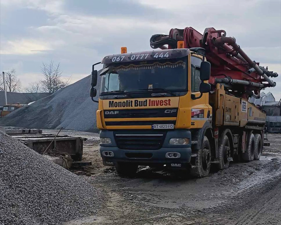 Автобетононасос в Івано-Франківську